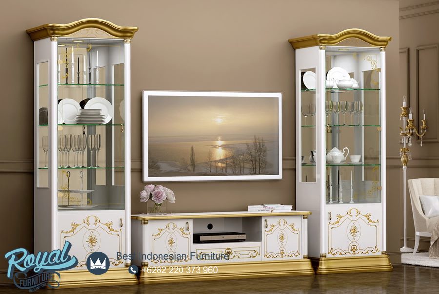 Set Bufet TV  Almari Hias Modern Mewah Design Terbaru 