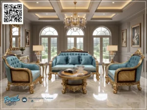Set Kursi Sofa Tamu Mewah Terbaru Royal Living Room Classic