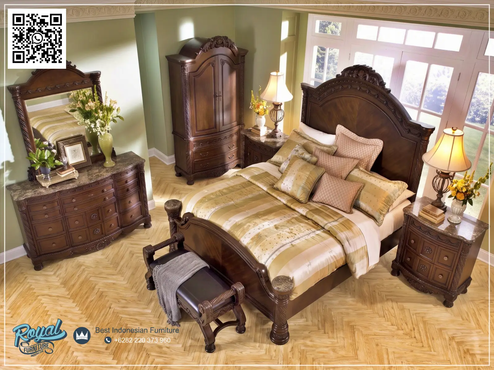 Bedroom Set Kamar Tidur Modern Elegan Mewah Terbaru Ashley