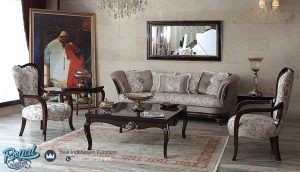 Set Sofa Tamu Mewah Jati Klasik Furniture Set Terbaru