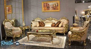 Set Sofa Tamu Ukiran Jepara Mewah Klasik Terbaru