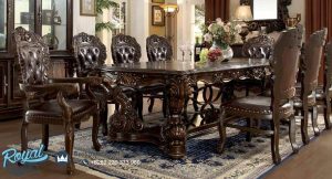 Victorian Dining Room Set Mewah Kayu Jati Model Terbaru