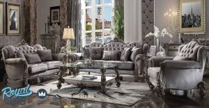Set Sofa Ruang Tamu Mewah Picardy Collection Terbaru