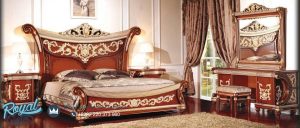 Set Tempat Tidur Mewah Klasik Design Furniture Set Terbaru