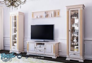 Set Bufet TV Minimalis Afina Klasik Model Terbaru