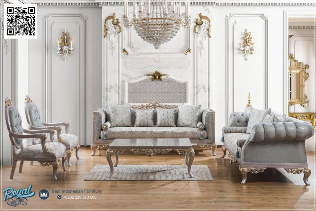 New Model Terpopuler Kursi Tamu Mewah Hisar Klasik Design Italia Terbaru