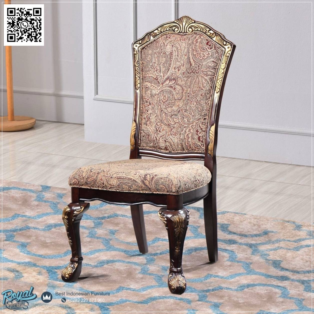 Kursi Ruang Makan Jati Klasik Jepara