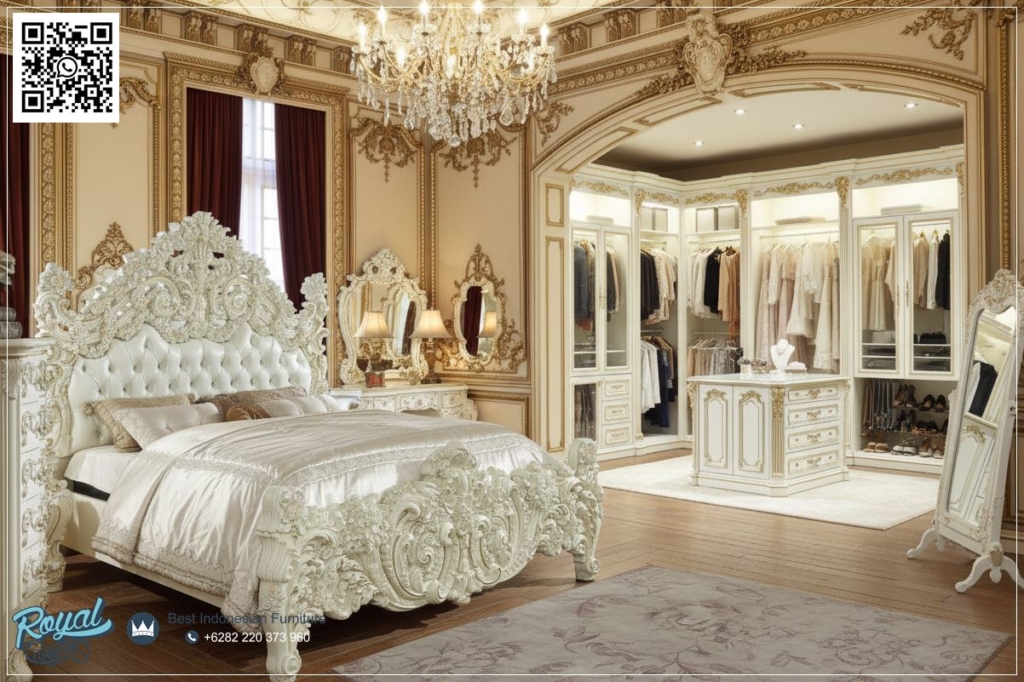 Lemari Wardrobe Walk In Closet Kamar Tidur Mewah Royal Bedroom Set Pengantin Terbaru