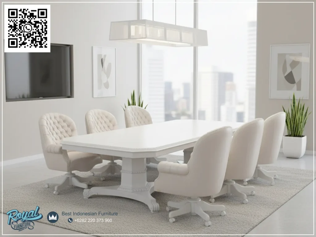 Desain Meja Kantor Ruang Rapat, Harga Meja Meeting Kayu Jati, Jual Meja Solid Kayu Jati Jepara, Meja Direktur Kayu Solid, Meja Kursi Kantor Jati, Meja Meeting Kantor Elegan, Meja Panjang Ruang Meeting, meja pimpinan rapat, Meja Pimpinan Rapat Kayu Jati Ukir, Meja Ruang Rapat Kayu Jati Klasik, model meja rapat kantor, ukuran meja meeting 6 orang, Meja Rapat Modern Mewah Ruang Meeting 6 Orang