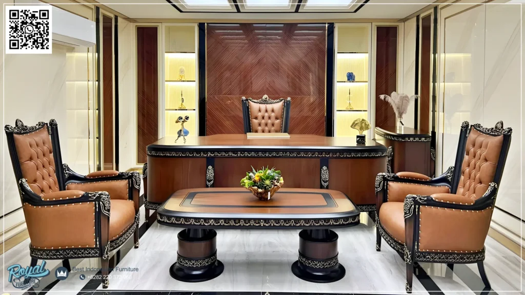 Stylish Executive Room Meja Direktur Mewah Klasik Jepara, Desain Meja Kerja, Kursi Kantor Direktur, Meja Direktur HPL, Meja Direktur Kayu Jati, Meja Direktur Mewah, Meja Direktur Minimalis, Meja Direktur Modern, Meja Kantor Kayu Jati, Meja Kantor Klasik, Meja Kantor Minimalis, Meja Kerja Direktur, Meja Kerja Klasik, Meja Kerja Manager, Meja Kerja Minimalis, Meja Kerja Ukir Jepara, Ruang Kerja Klasik, Ruangan Kerja Direktur