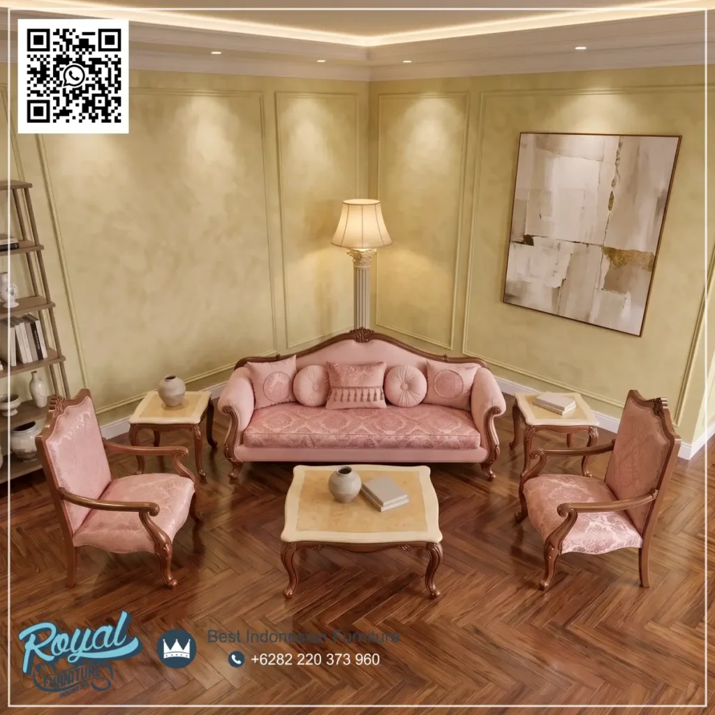 Set Sofa Tamu Modern American Style Classic - foto 2