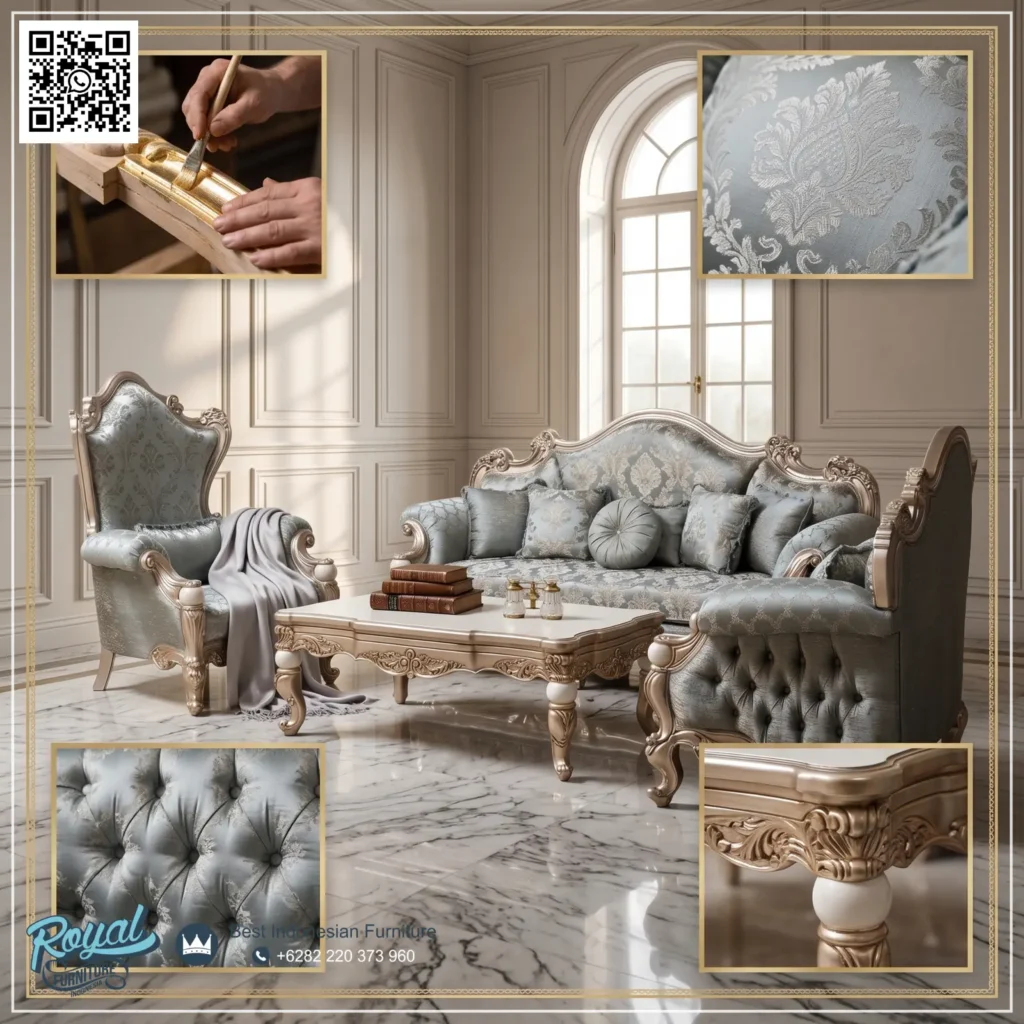 Sofa Ruang Tamu Klasik Turky - foto 2