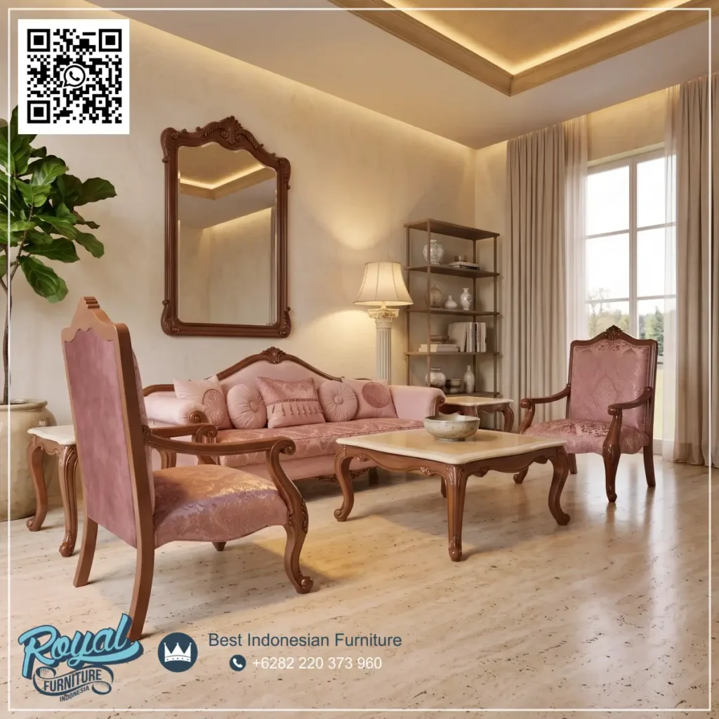 Set Sofa Tamu Modern American Style Classic - foto 5