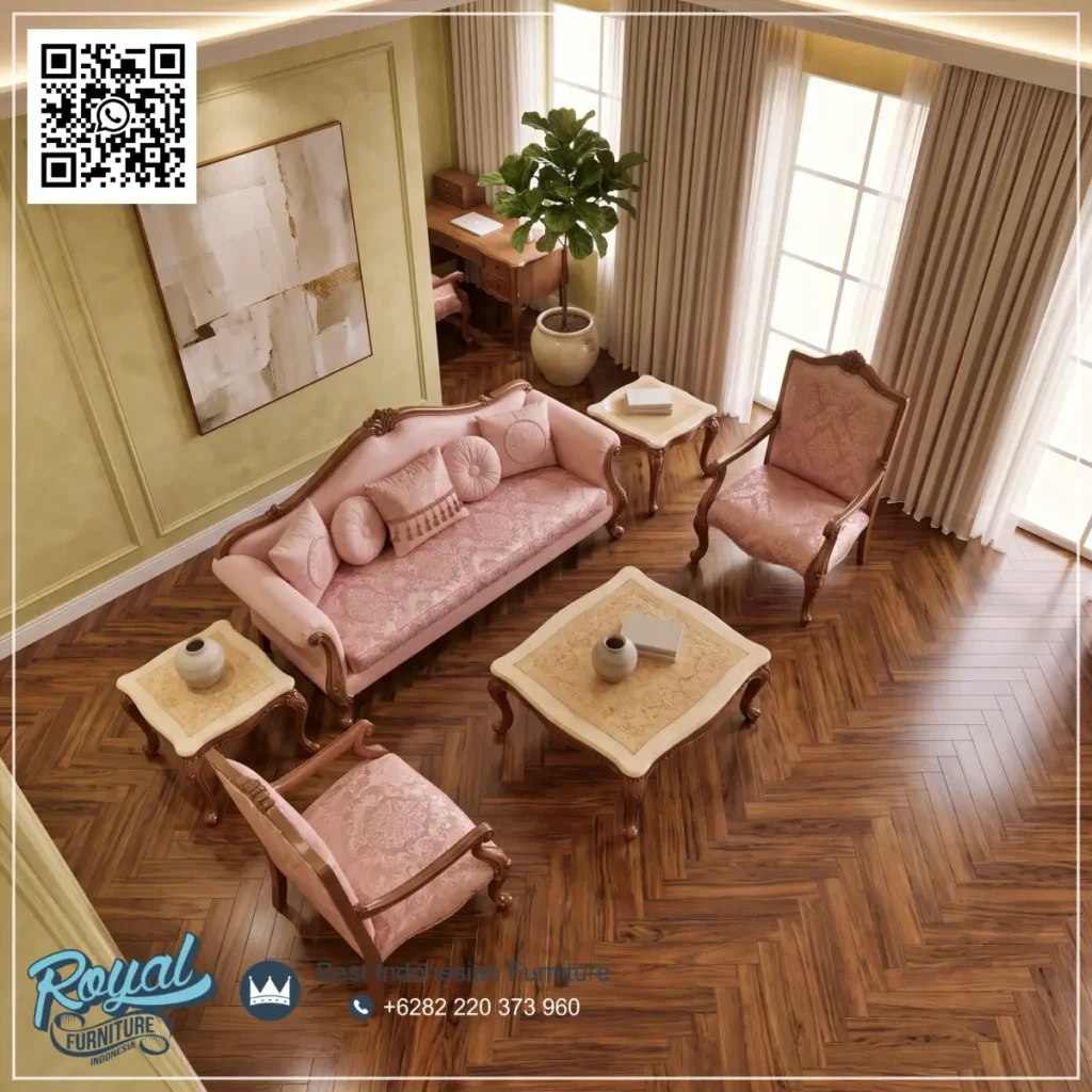 Set Sofa Tamu Modern American Style Classic - foto 4