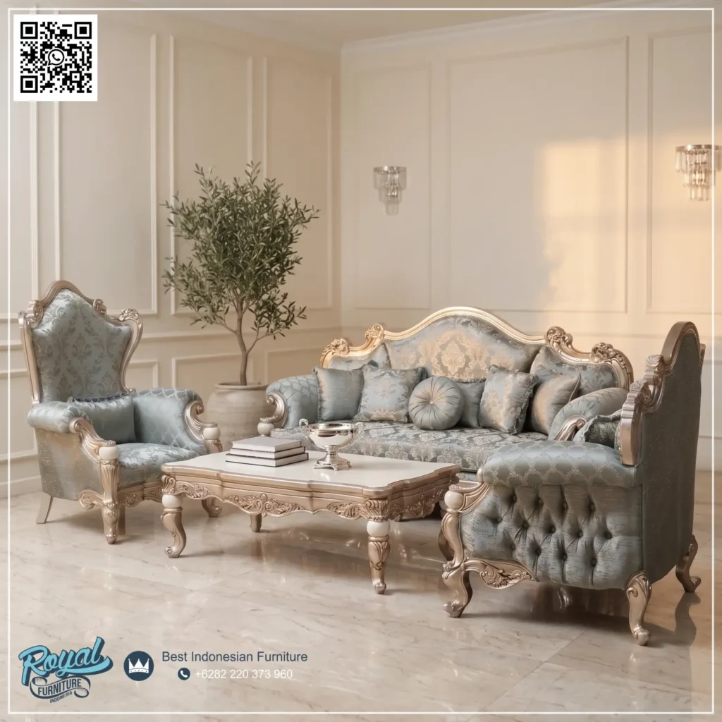 Sofa Ruang Tamu Klasik Turky - foto 3