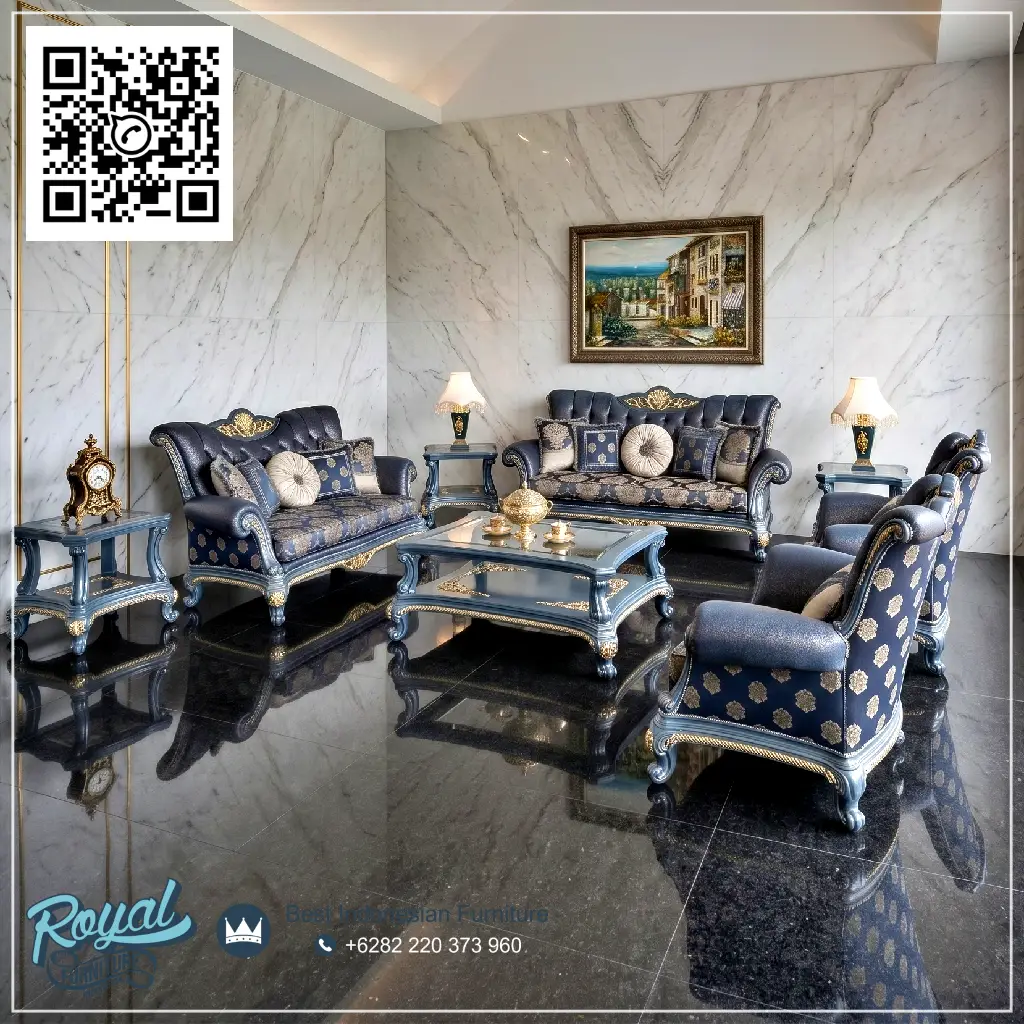 Sofa Ruang Tamu Mewah Royal Crown - foto 2