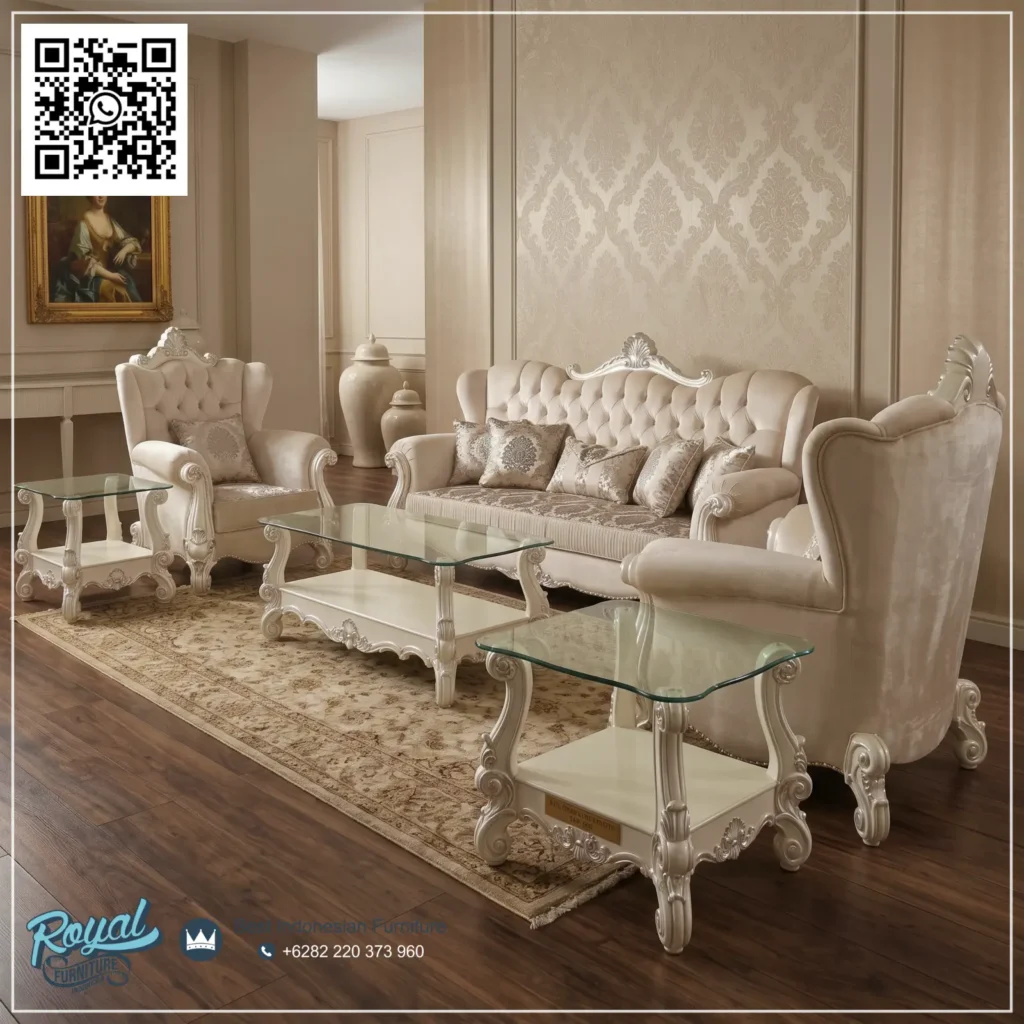 Sofa Tamu Klasik Mewah Modern Jepara - foto 3