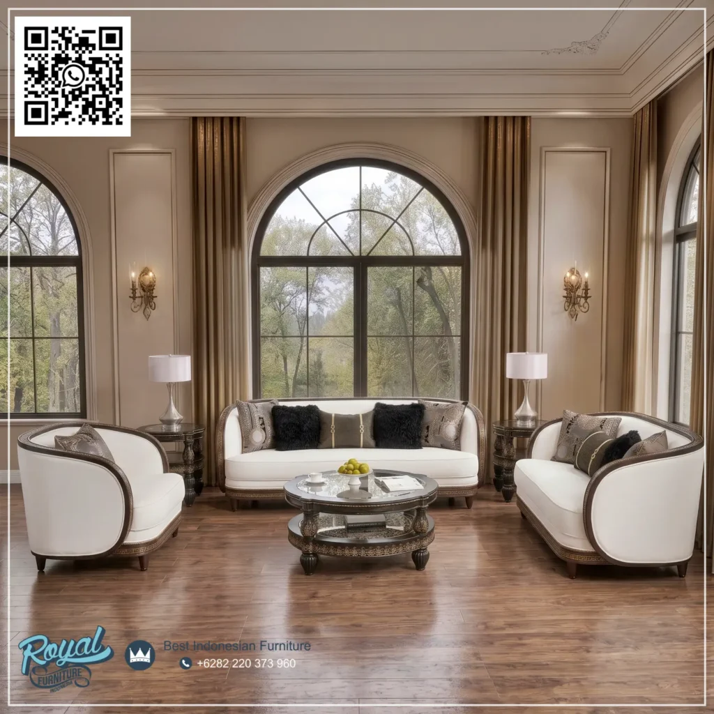 Kemewahan Klasik Modern: Set Sofa Premium untuk Ruang Tamu Sultan Jakarta - foto 1