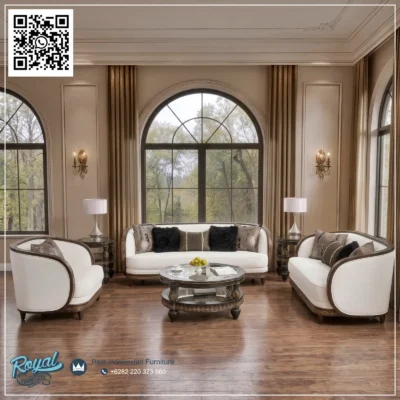 Kemewahan Klasik Modern: Set Sofa Premium untuk Ruang Tamu Sultan Jakarta