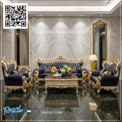 Set Sofa Tamu Sultan Eropa Ukiran Jepara