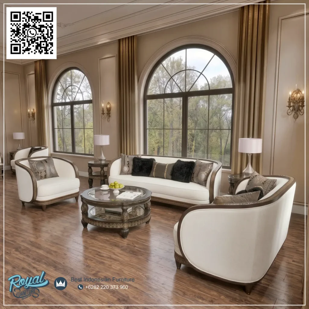 Kemewahan Klasik Modern: Set Sofa Premium untuk Ruang Tamu Sultan Jakarta - foto 4