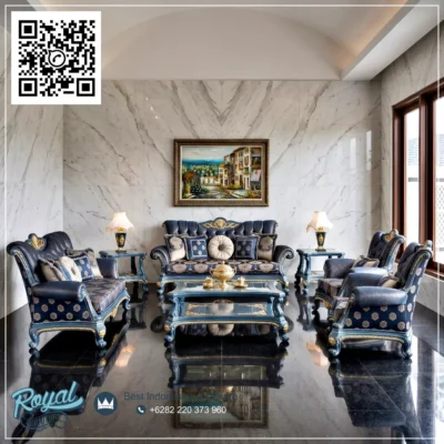 Sofa Ruang Tamu Mewah Royal Crown