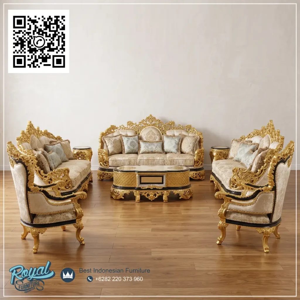 Sofa Tamu Jepara Klasik Gaya Sultan - foto 2