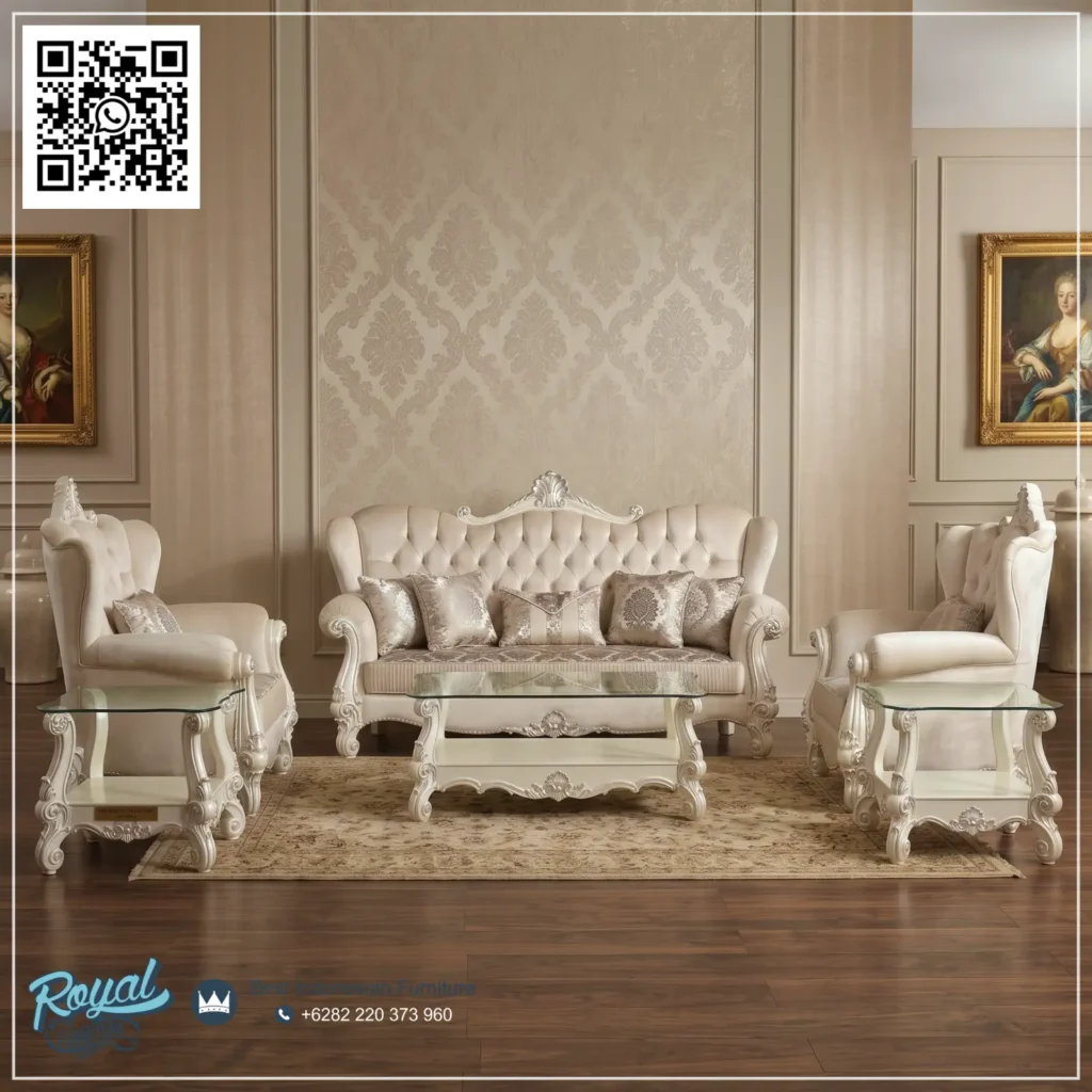 Sofa Tamu Klasik Mewah Modern Jepara - foto 1