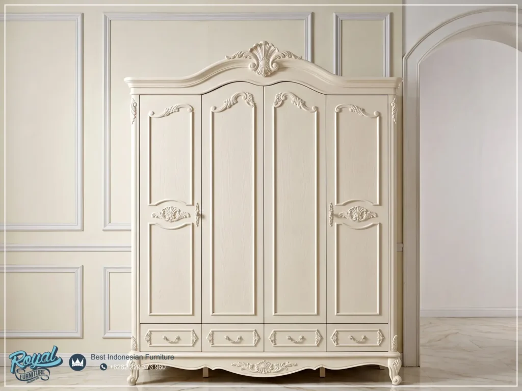 Wardrobe Lemari Kamar Set Jepara Mewah Ukiran Modern Putih Duco Terbaru Wardrobe Lemari Kamar Set Jepara Mewah Ukiran Modern Putih Duco Terbaru