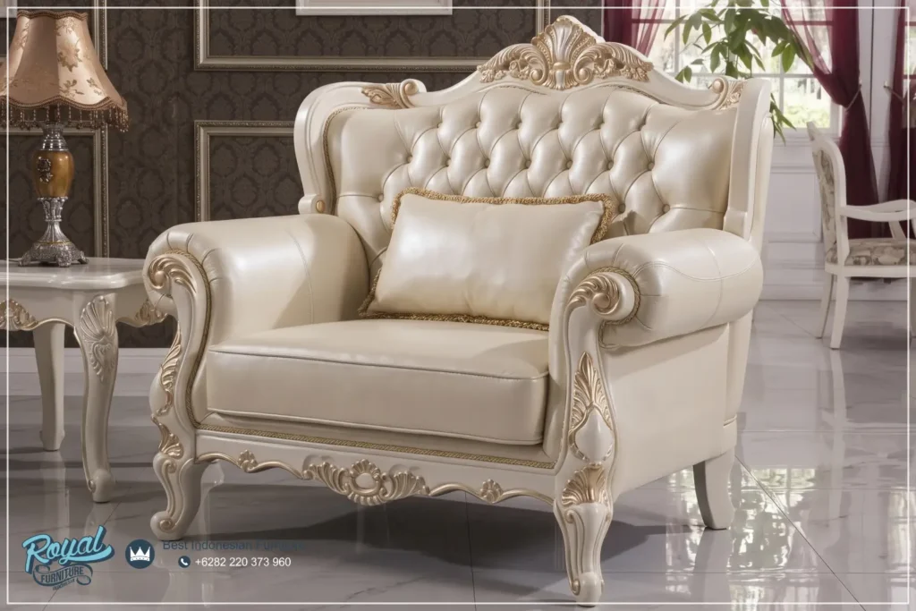 Kursi Sofa Mewah Armchair Ukiran Jepara Terbaru