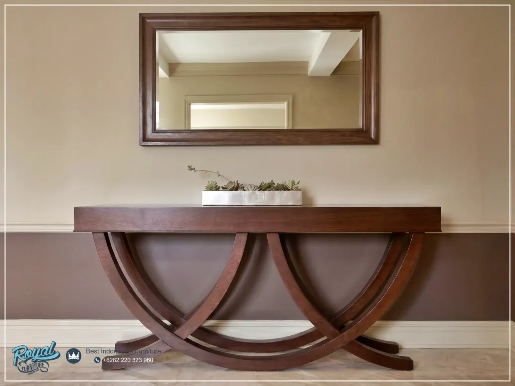Meja Console Jati Klasik Desain Terbaru