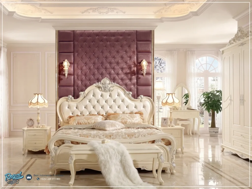 Model Tempat Tidur Mewah Putih Duco Modern Model Terbaru Mebel Jepara